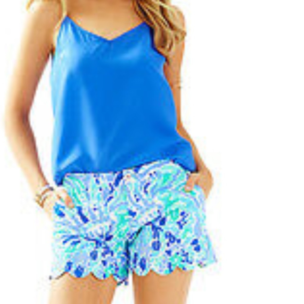 Lilly Pulitzer Buttercup shorts size 0 EUC - Picture 1 of 7